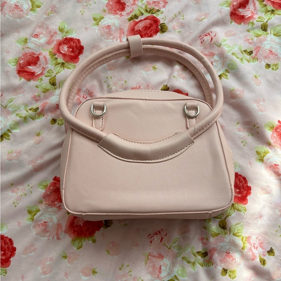 Pink Bow Top Handle Bag - Picture 2 of 2